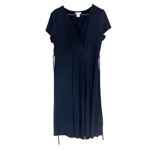 Motherhood Maternity Black Short‎ Sleeve Dress Size Medium